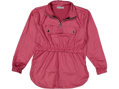 KIZ 10/14 YAŞ YARIM FERMUAR CEP KAPAKLI İNCE DERİ 