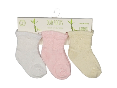 KIZ  0/6 BAMBU FİYONK DESEN 3LÜ KUTULU SOKET ÇORAP