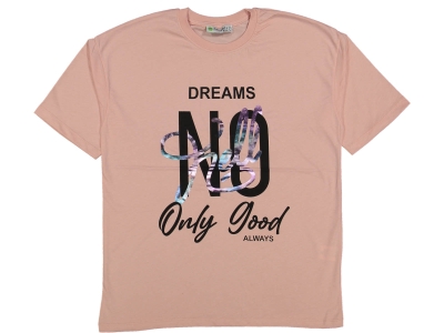 KIZ 8/14 YAŞ DREAMS BASKILI TİŞÖRT