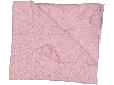 UNISEX 80X90 CM POŞETLİ PONPONLU BATTANİYE