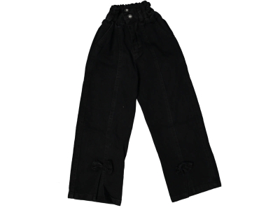 KIZ 11/15 YAŞ KARGO CEP ÇITÇITLI KOT PANTOLON