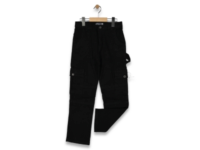 KIZ 13/16 YAŞ KARGO CEP GENİŞ PAÇA OKUL PANTALONU