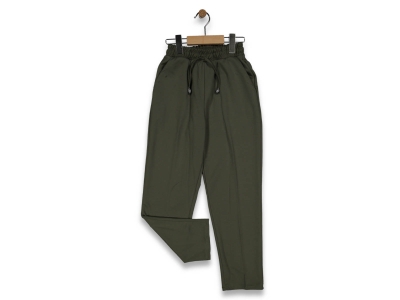 KIZ 10/14 YAŞ BELİ LASTİKLİ DAR PAÇA PANTALON