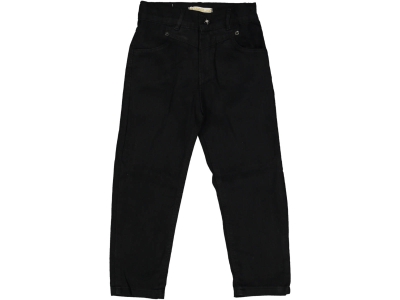 KIZ 3/7 YAŞ ÖN CEP V KESİM KOT PANTOLON 