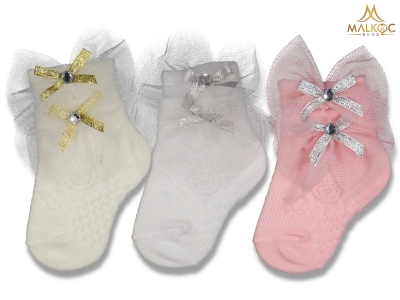 KIZ 0/6 AY MERCAN 12 Lİ AKSESUARLI ÇORAP