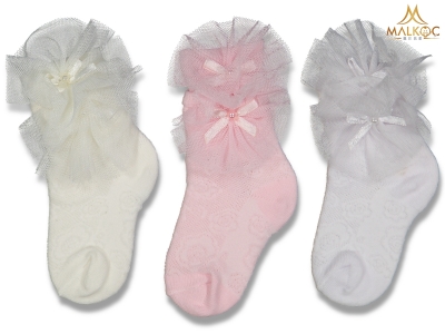 KIZ 0/5 NO 12 Lİ AKSESUARLI ÇORAP  