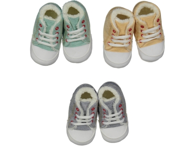 UNISEX 17 NUM/19 NUM AY KÜRKLÜ SNEAKERS 1