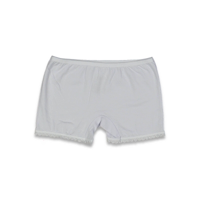 KIZ 6/7  YAŞ BEYAZ LİKRALI BOXER