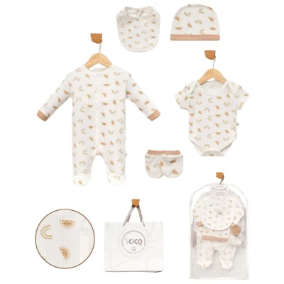 BELEMİR- 7198 / Gökkuşağı Baskılı 5'li Hediyelik Set 