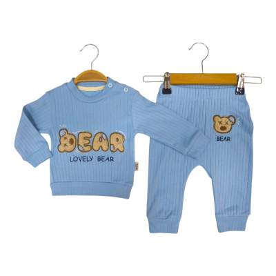 Bear Nakışlı 2li Takım