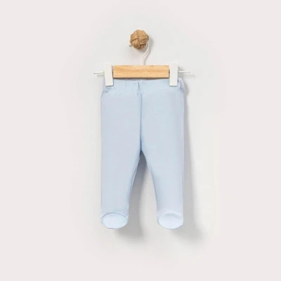 Bebe  beli lastikli Patikli Pantolon 3-6-9-12-18 ay 