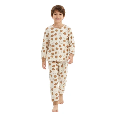 ERKEK 10/12 YAŞ EMOJİLİ PJAMA TAKIM