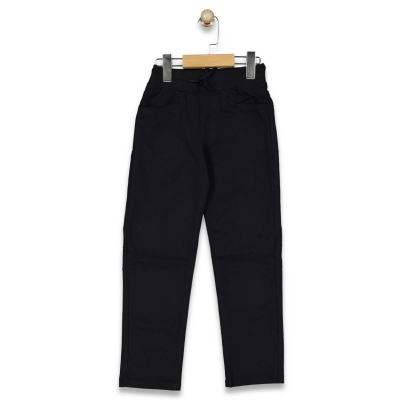 ERKEK 11/16 YAŞ ORTAOKUL DÜZ PAÇA KETEN PANTOLON