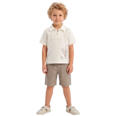 ERKEK 2/5 YAŞ POLO YAKA 2 Lİ TAKIM