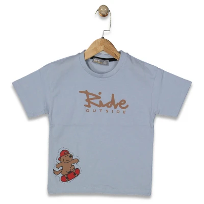 ERKEK 3/12 YAŞ RİDE OUTSİDE BASKILI SWEAT