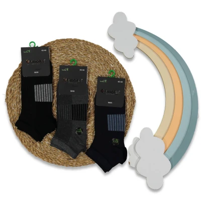 ERKEK 40/44 BEDEN AKİRA BAMBU PATİK ÇORAP