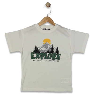 ERKEK 5/8 YAŞ EXPLORE KISA KOL TİŞÖRT