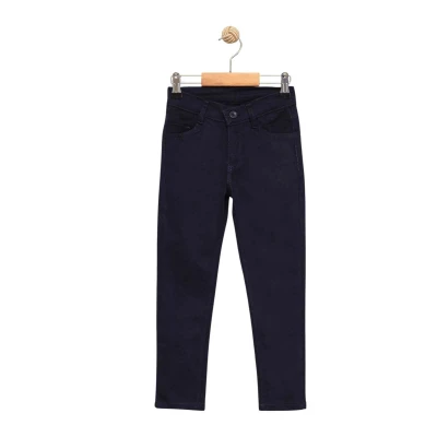 ERKEK 5/8 YAŞ LİKRALI LACİVERT PANTALON