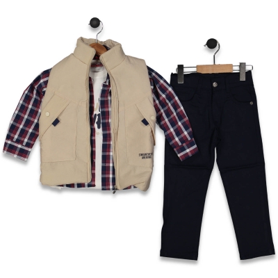 ERKEK 5/8 YAŞ STARSINTHASKY YELEKLİ MEVSİMLİK 4 LÜ