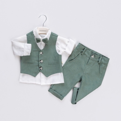 ERKEK 6/18 AY YELEKLİ CEKET TAKIM