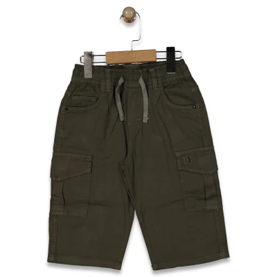 ERKEK 9/12 YAŞ BELİ İPLİ KETEN KAPRİ