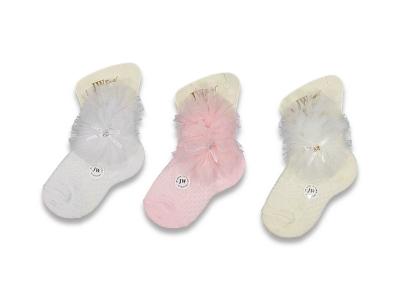 KIZ 0/6 AY 12 Lİ TÜLLÜ ÇORAP