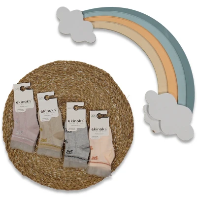 KIZ 0/1 YAŞ BENOİTE DESEN PATİK ÇORAP
