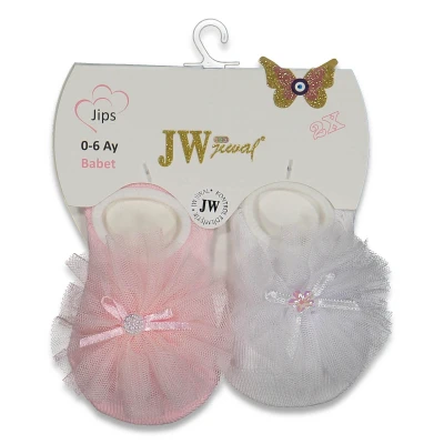 KIZ 0/6 AY TÜLLÜ KOKULU BABET ÇORAP