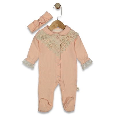 KIZ 0/6 AY YAKA GÜPÜR DANTEL DETAYLI TULUM