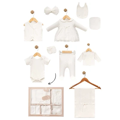 KIZ 1/3 AY FİSTOLU BANDANALI 10 LU SET