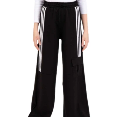 KIZ 13/16 YAŞ KARGO CEPLİ ŞERİTLİ BAGGY FIT TEK AL