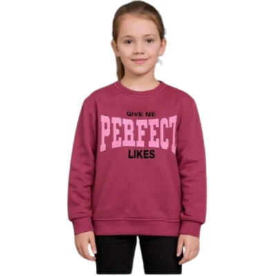 KIZ 13/16 YAŞ SIFIR YAKA GIVE ME PERFECT SWEAT 