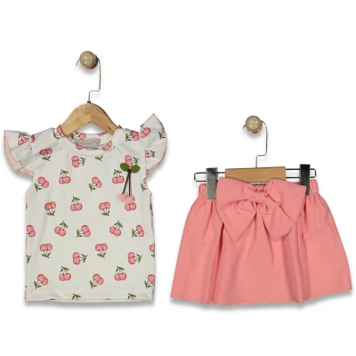 KIZ 2/5 YAŞ KİRAZLI FİYONKLU TAKIM