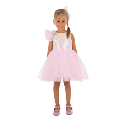 KIZ 2/6 YAŞ BELLA PİNK ELBİSE