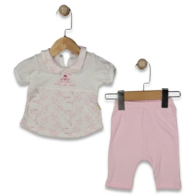 KIZ 3/9 AY PRETTY AND MTLE NAKIŞLI 2'Lİ SWEAT TAKI