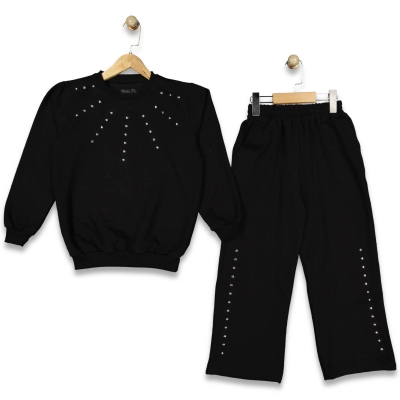 KIZ 4/10 YAŞ ÇİZGİ TAŞLI TAŞLI TAKIM