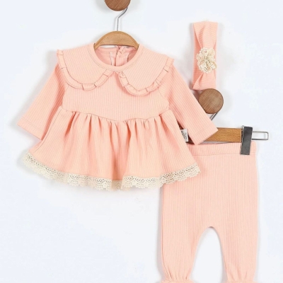 KIZ 6/18 AY GENİŞ DANTELLİ AYLIK TAKIM