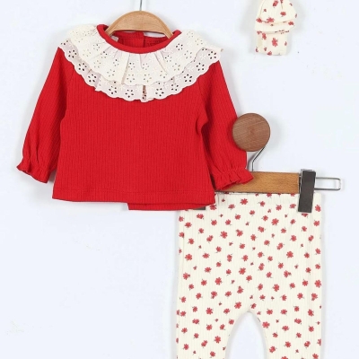 KIZ 6/18 AY YAKASI ÇİFT KAT DANTELLİ SAÇ BANTLI BA