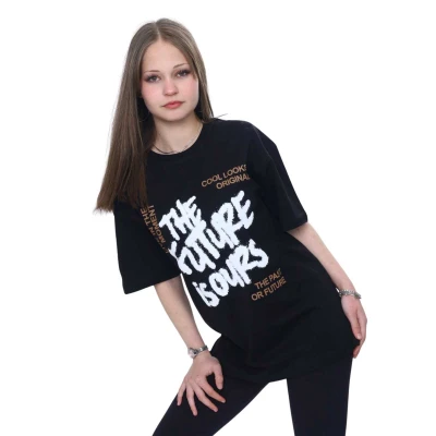 KIZ 8/16 YAŞ COOLLOOKS BASKILI TSHIRT