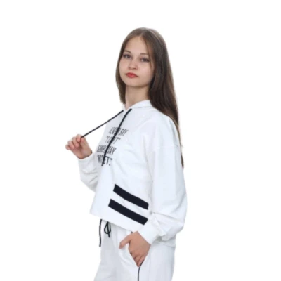 KIZ 8/16 YAŞ KAPŞONLU VE GARNİLİ