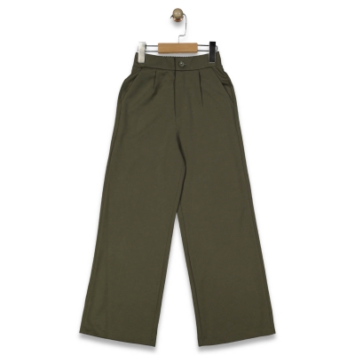 KIZ 9/14 YAŞ PALAZO DÜĞMELİ PANTALON