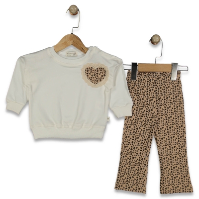 KIZ 9/24 AY LEOPAR KALP GÜPÜRLÜ 2 Lİ TAKIM