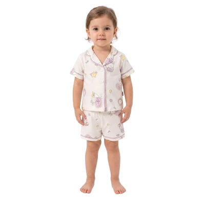 KIZ 9/24 AY TAVŞAN BASKILI PİJAMA TAKIM