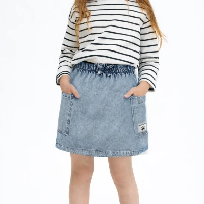 KIZ ÇOCUK 5-8 YAŞ KOT ETEK 