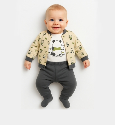 PANDA DESEN 3'LÜ TAKIM (3 AY-6 AY-9 AY)