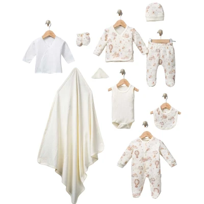 UNISEX 1/1 AY UÇAN BALON BASKILI 10 LÜ SET 