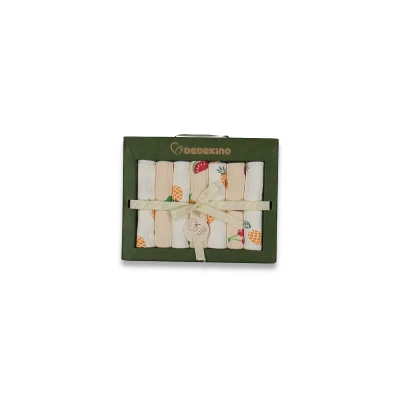 UNISEX 1/12 AY DESENLİ KUTULU MENDİL 7Lİ
