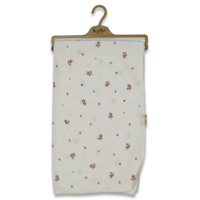 UNISEX 1/18 AY PAMUK DESEN 90/100 CM WAFLE BATTANİ