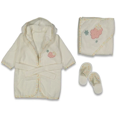 UNISEX 1/24 AY AYBALAM BORNOZ SETİ