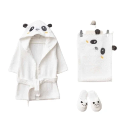 UNISEX 1/24 AY PANDA BORNOZ SETİ
